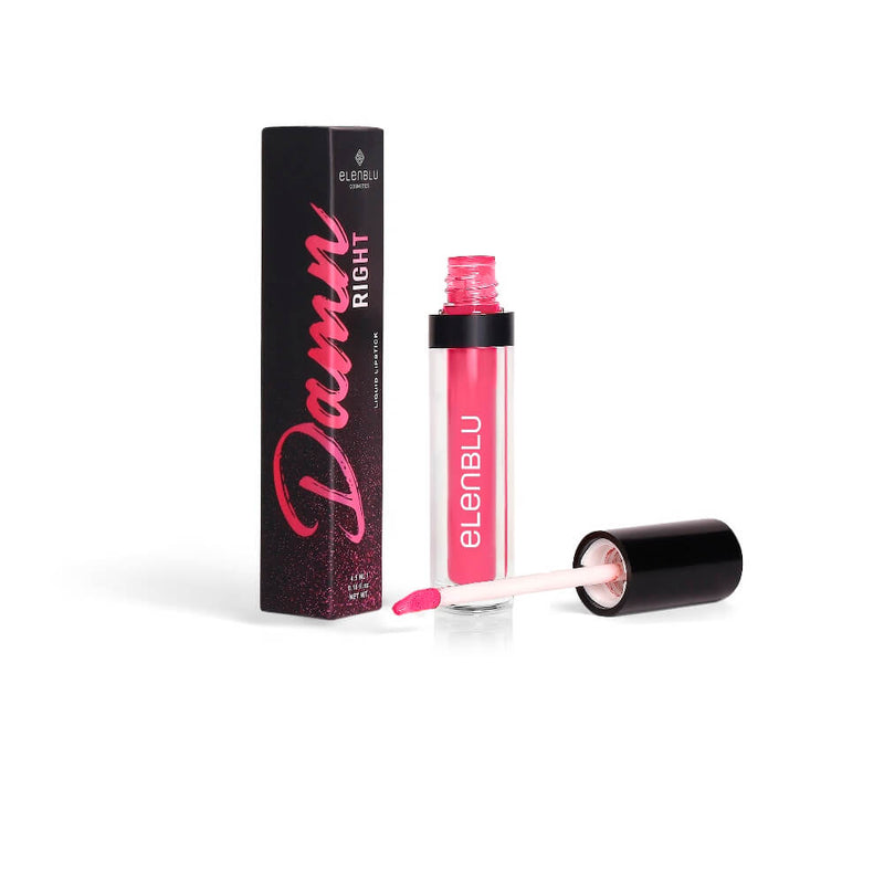 Elenblu Cosmetics Damn Right Statement Pink Lipstick for Women and Girls