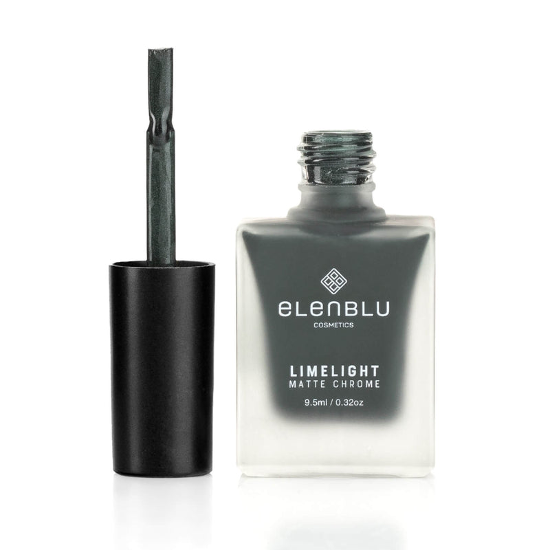 Elenblu Cosmetics Limelight Matte Chrome Nail Polishes for Women and Girls
